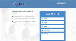Desktop Screenshot of kynn.com