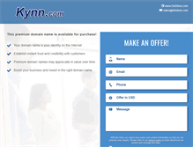 Tablet Screenshot of kynn.com